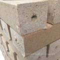 90 x 90 x 90 mm wooden chip block with hole/without hole for pallet foot